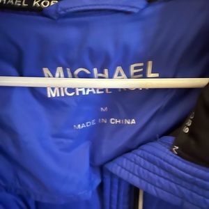 Michael Kors Razor Blue lightweight jacket